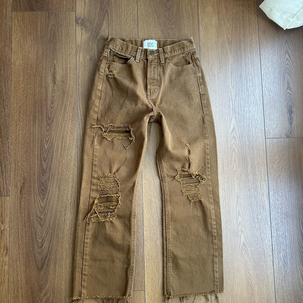 BDG Tan Brown Cowboy Jeans. EUC urban outfitters